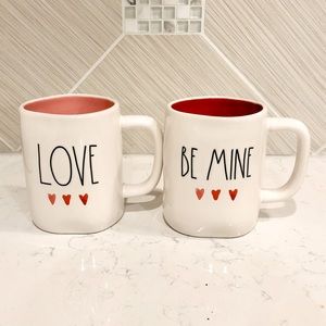 Rae Dunn Valentines “Love” & “Be Mine” Mugs